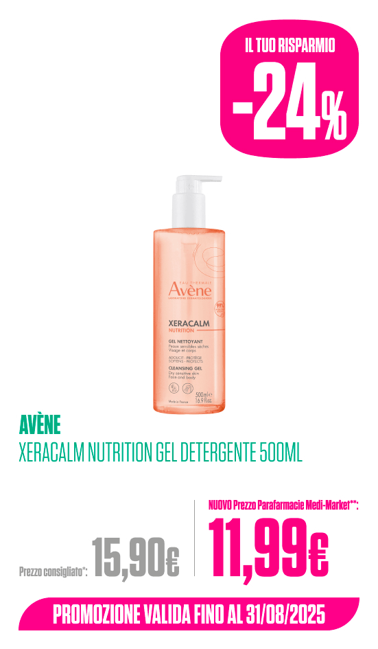 Avene xeracalm nutrition gel detergente