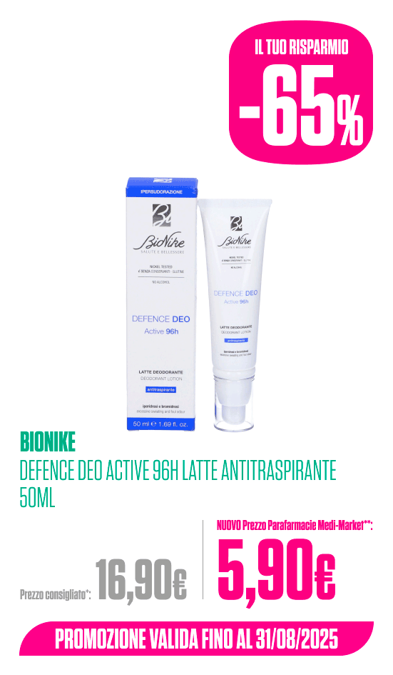 Bionike defence deo active latte antitraspirante