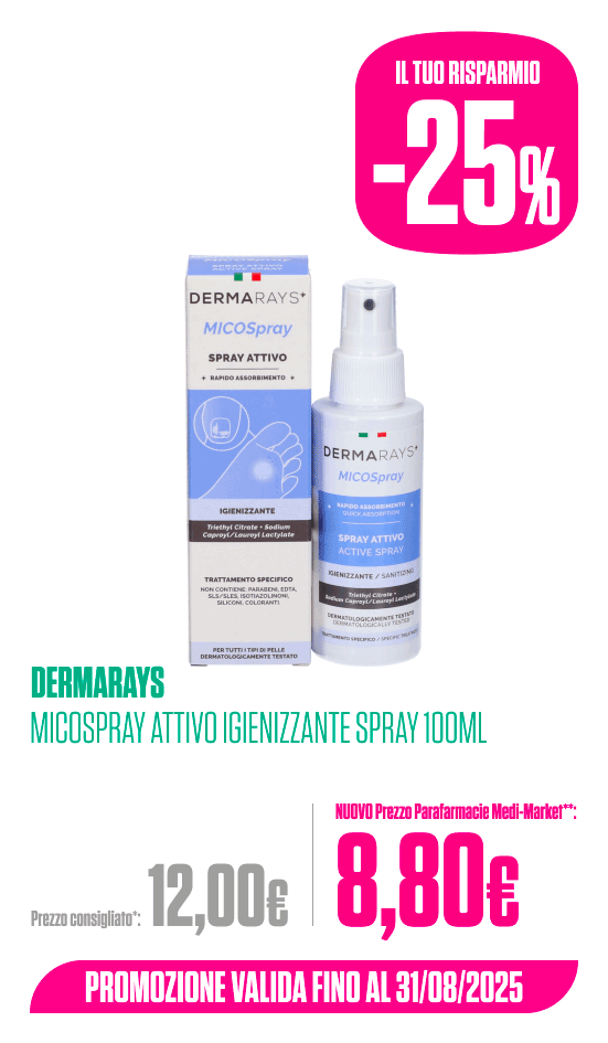 Dermarays Attivo igienizzante Micospray