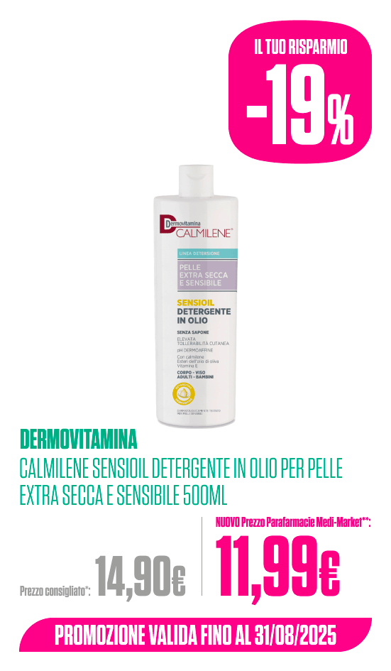 Dermovitamina calmilene sensioil detergente