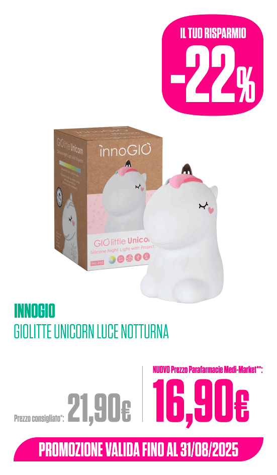 Innogio Giolittle Unicorno luce notturna