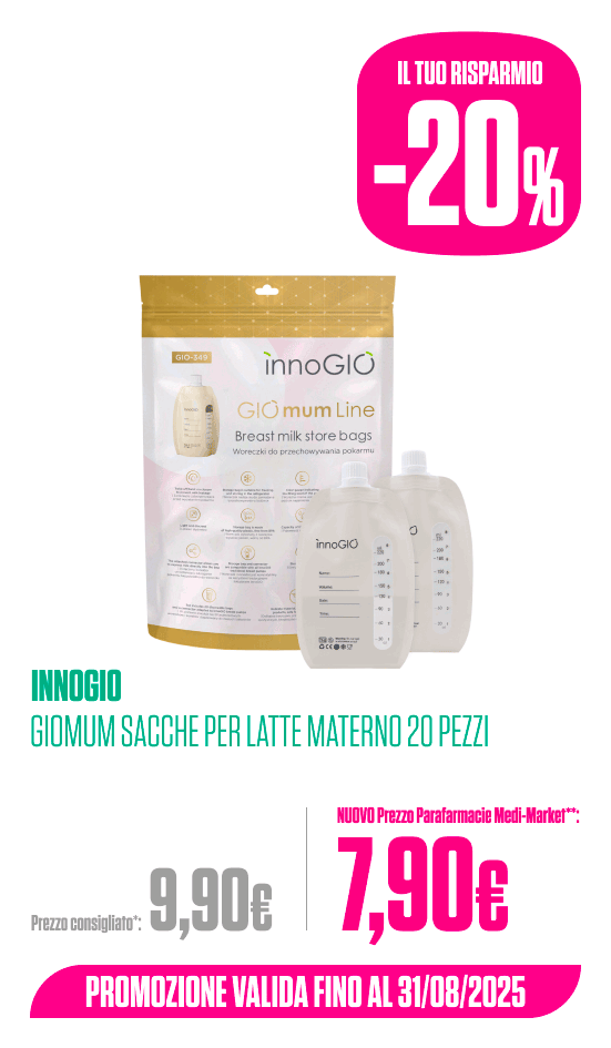Innogio giomum sacche per latte materno