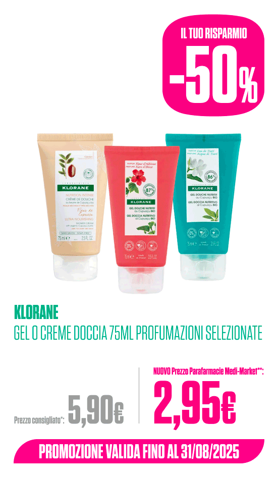 Klorane gel e creme doccia