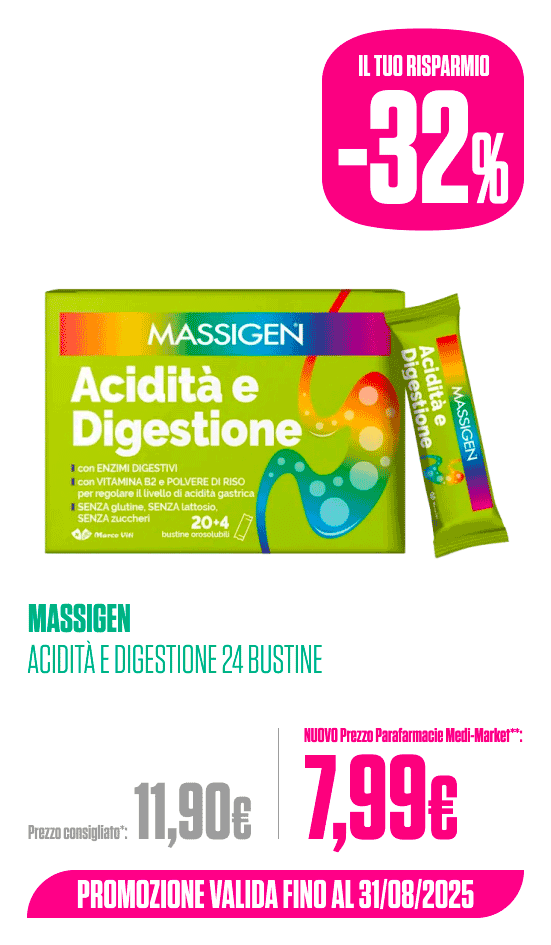 Massigen acidità e digestione