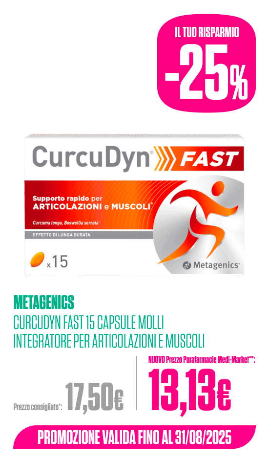 Metagenics Curcudyn Fast integartore articoalzione e muscoli