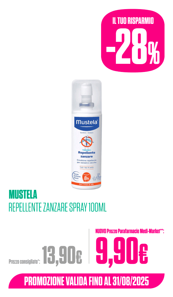 Mustela repellente zanzare spray