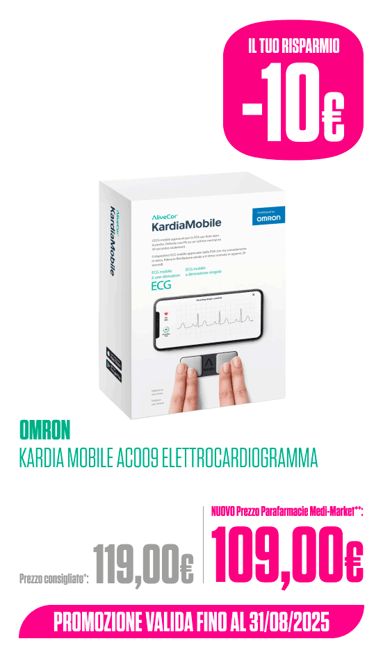 Omron Kardia Mobile elettrocardiogramma