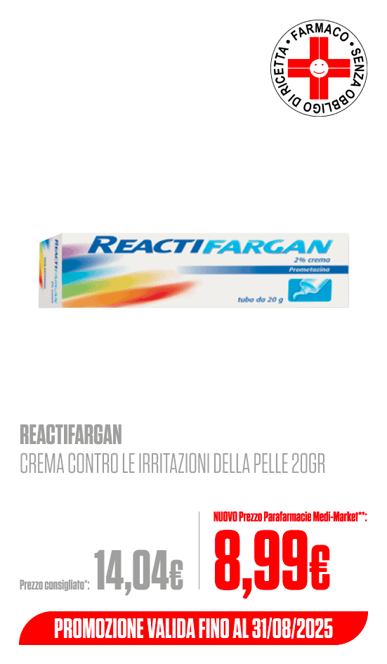 Reactifargan crema contro le irritazioni della pelle