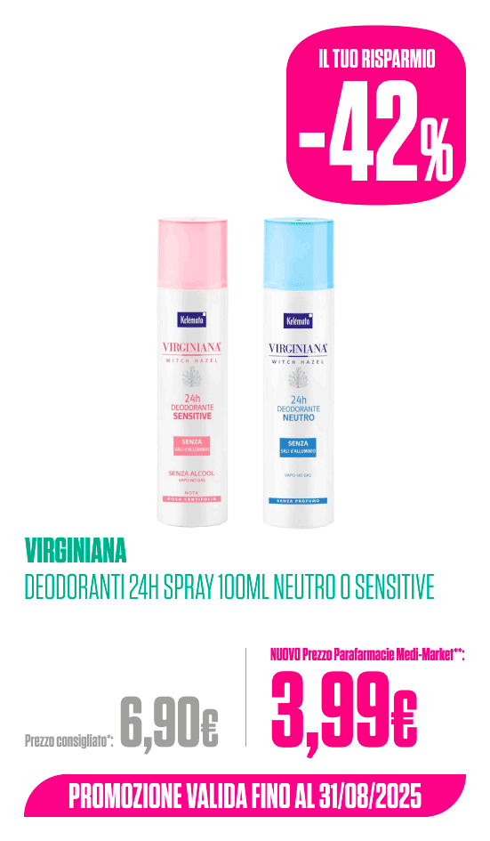 Virginiana Deodoranti 24h neutro o sensitive
