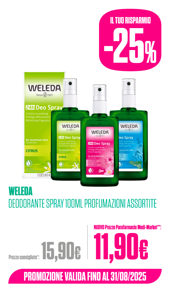 Weleda Deodoranti spray limone rosa menta