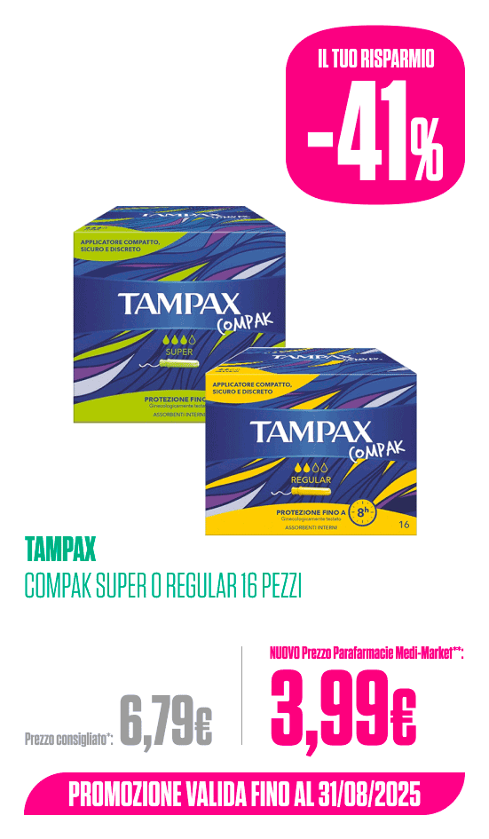 Tampax Compak assorbenti interni