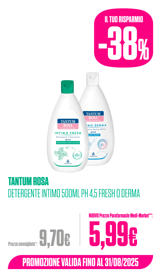 Tantum rosa detergente intimo fresh o derma