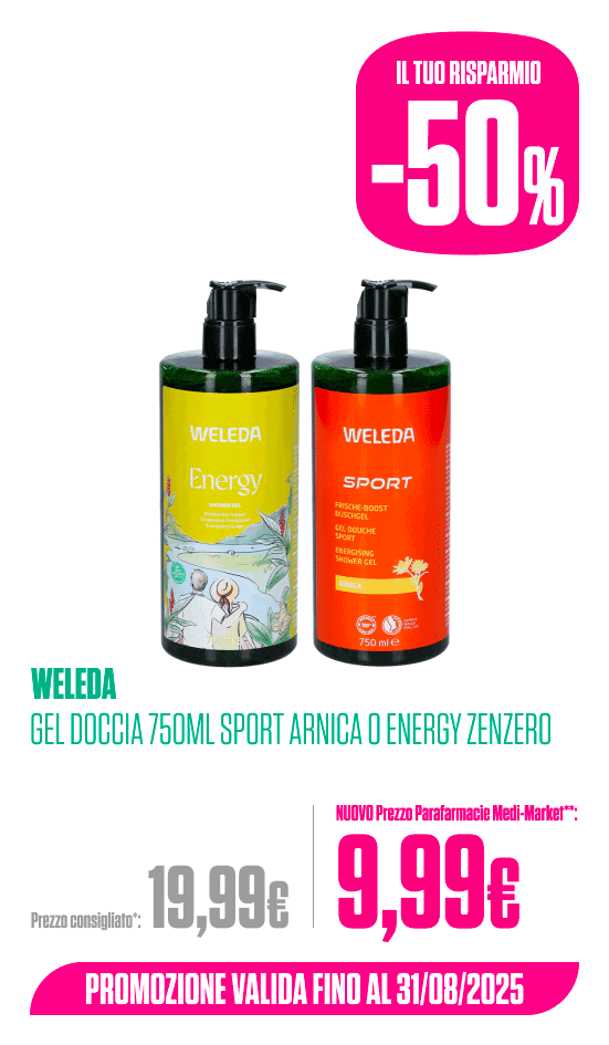 Weleda gel doccia sport e arnica