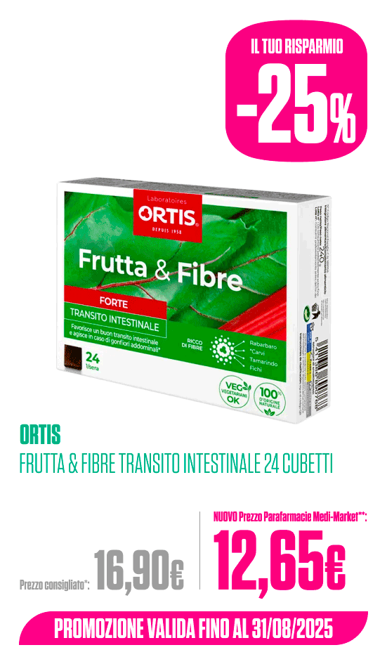 Ortis Frutta e fibre transito intestinale